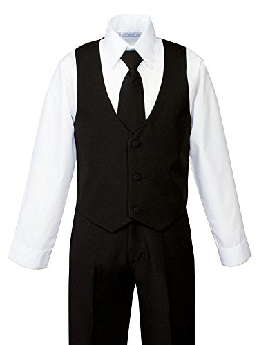 Spring Notion Boys' Formal Black Suit Set, Size 8 Spring Notion Boys' Formal Black Suit Set, Size 8